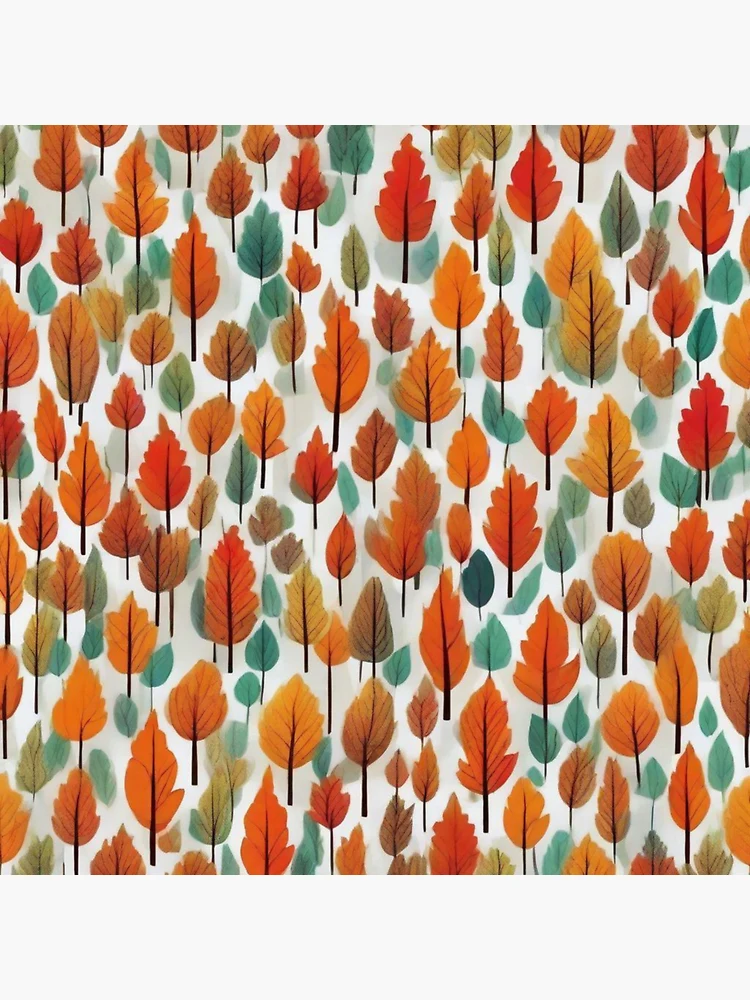 Thumbnail 3 of 3, Magnet, Autumn pattern  designed and sold by Fil4.