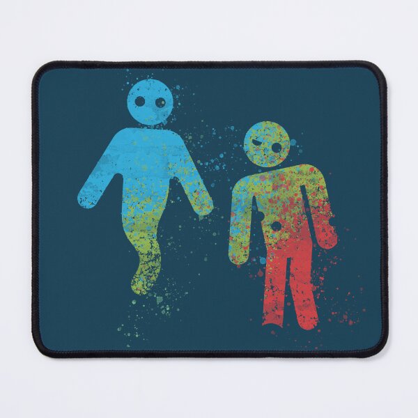 Item preview, GHOST & ZOMBIE on dark background  designed and sold by BrownWoodRobot.