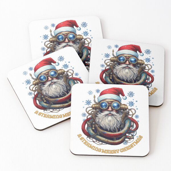 Item preview, Fun Steampunk Christmas Image   designed and sold by Grang Art Artistic Designs.