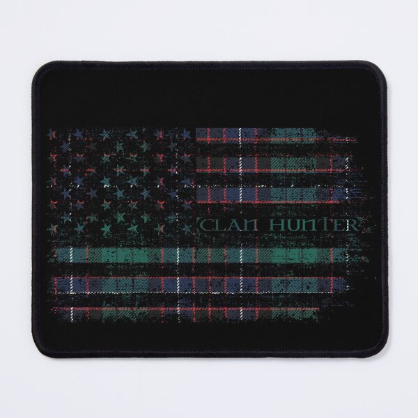 Item preview, Clan Hunter of Peebleshire Scottish tartan US flag kilt Scotland designed and sold by Clan1093.