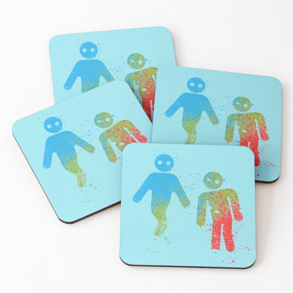 Item preview, GHOST & ZOMBIE on light background designed and sold by BrownWoodRobot.