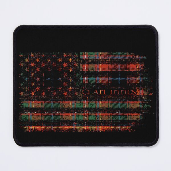 Item preview, Clan Innes red Scottish tartan US flag kilt Scotland designed and sold by Clan1093.