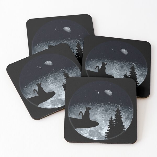Item preview, Moon Watching Cat designed and sold by Gypsy  Queen.