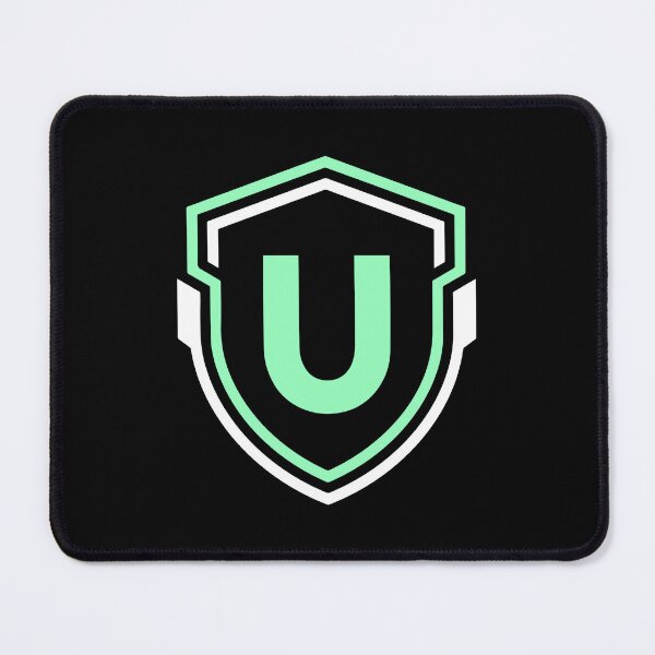 Item preview, Illustration of letter U esports shield logo designed and sold by rasagamastore.