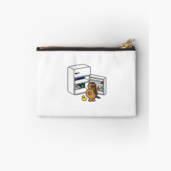 Item preview, a Cat and a Duck looking at an alien through the refrigerator designed and sold by superbaechoo.