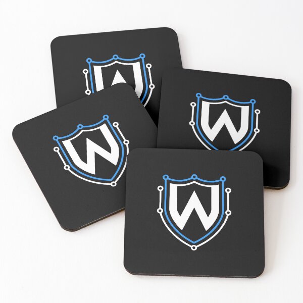 Item preview, Illustration of letter W esports shield logo designed and sold by rasagamastore.