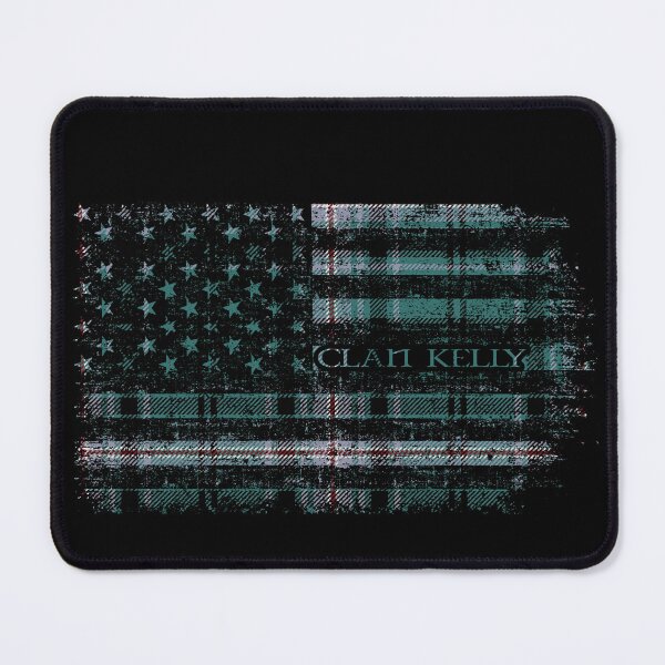 Item preview, Clan Kelly of Sleat Hunting Scottish tartan US flag Scotland designed and sold by Clan1093.