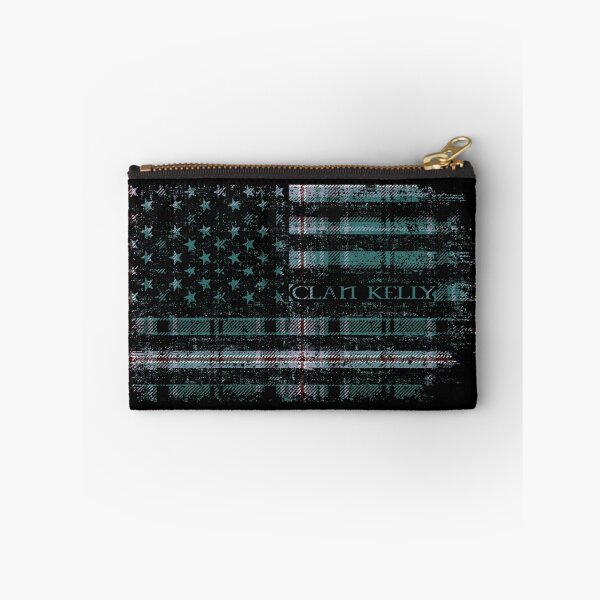 Item preview, Clan Kelly of Sleat Hunting Scottish tartan US flag Scotland designed and sold by Clan1093.
