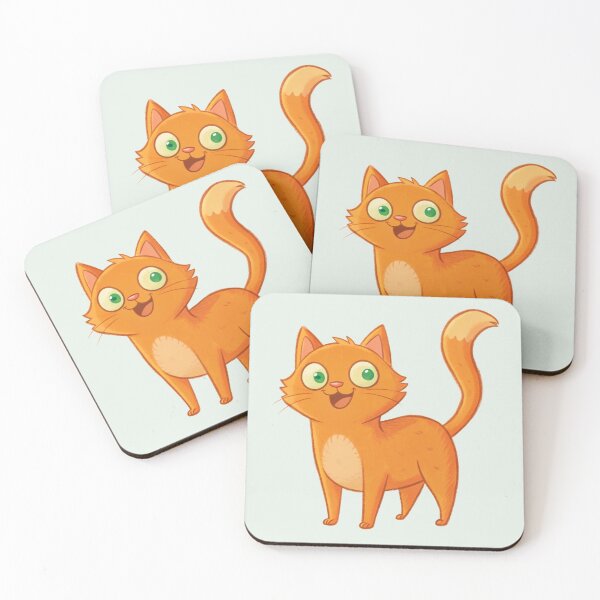 Item preview, excited orange cat designed and sold by rlav123.