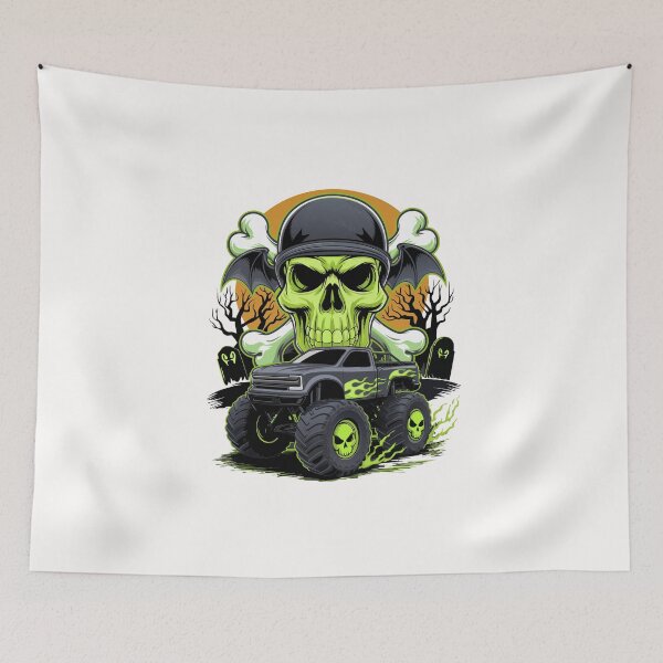 Item preview, Monster truck,skull designed and sold by gittuska11.