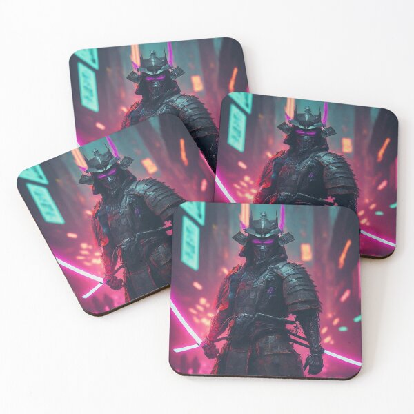 Item preview, Guerrero ciberpunk morado designed and sold by GabrielWest.