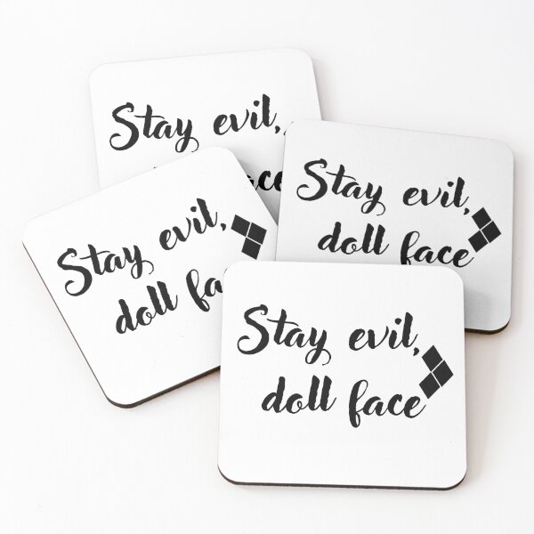 Item preview, Stay evil, doll face designed and sold by mimirocker.