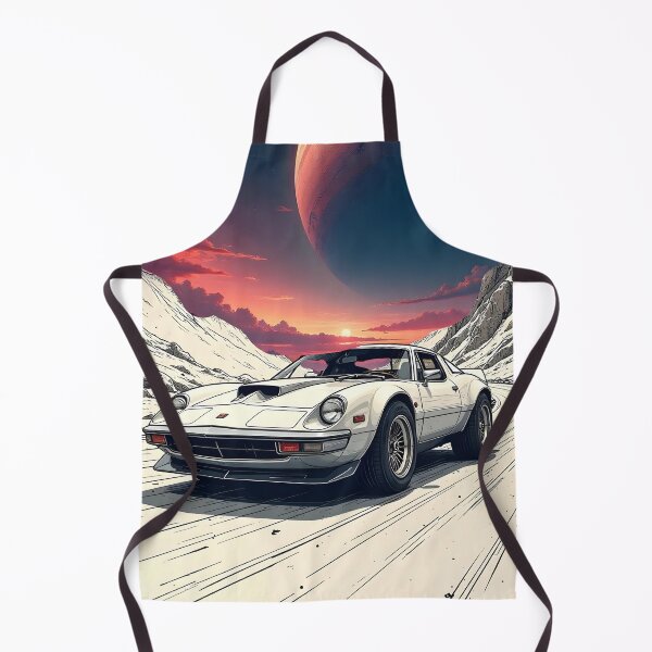 Item preview, Sports car in the mountains with space in the background designed and sold by RobiCom.