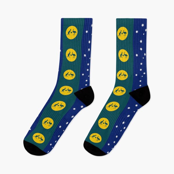 Item preview, Australia Sun-Crest Flag with Southern Cross  designed and sold by Kangaroo Sun.