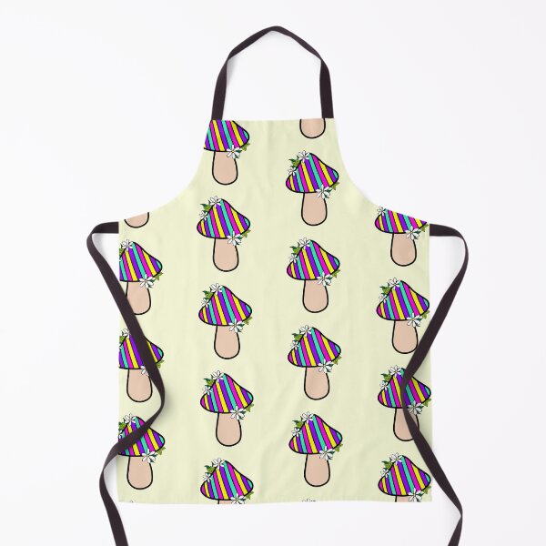 Item preview, Retro Mushroom Neon colors, Pink, Purple, Yellow and Green designed and sold by MrsCreative1.