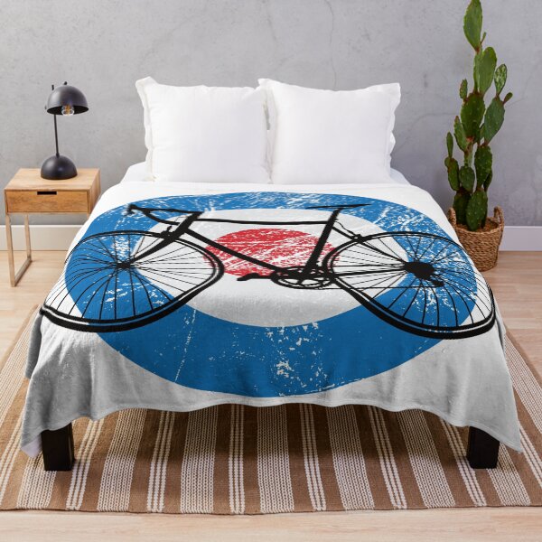 Item preview, Road bike, retro 1960s mod target light background designed and sold by Ricogfx.