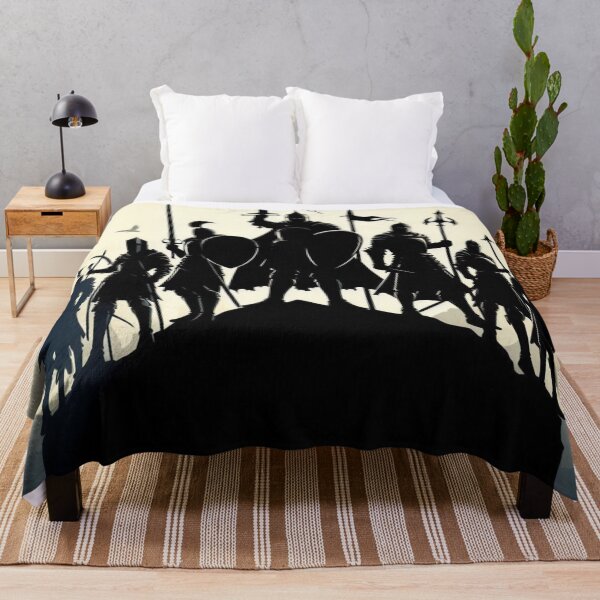 Item preview, A Knightly Vigil A Silhouetted Stand Against the Night designed and sold by TeslaSt0re.