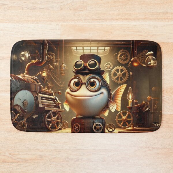 Item preview, Steampunk Codfish designed and sold by Sillytoe.