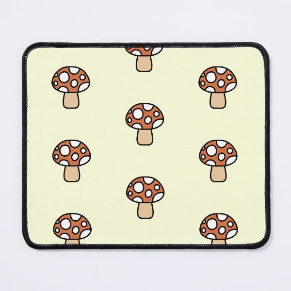 Item preview, Retro Cute Mushroom Orange and White designed and sold by MrsCreative1.