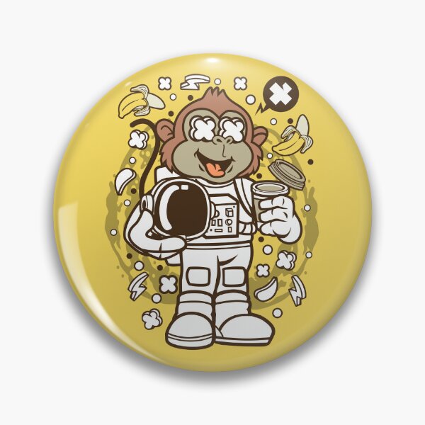 Item preview, monkey astronaut designed and sold by ManikRaja.