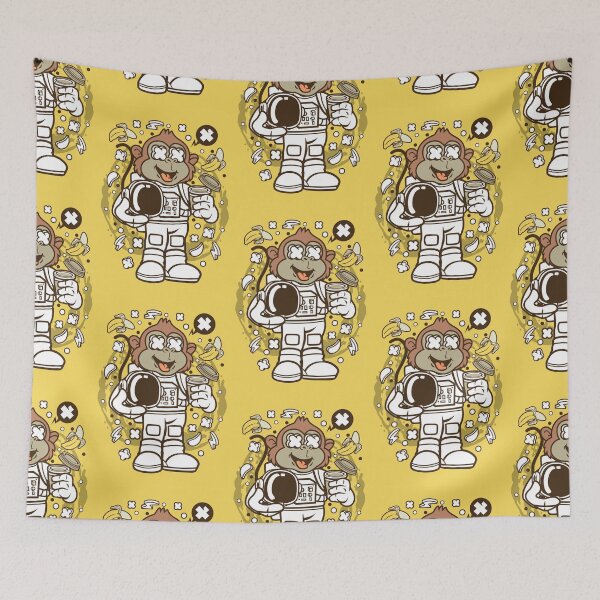 Item preview, monkey astronaut designed and sold by ManikRaja.
