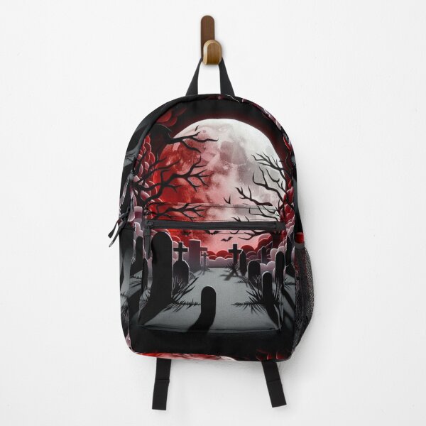 Item preview, Blood Moon Graveyard with Shadows and Tombstones designed and sold by Nanthanon.