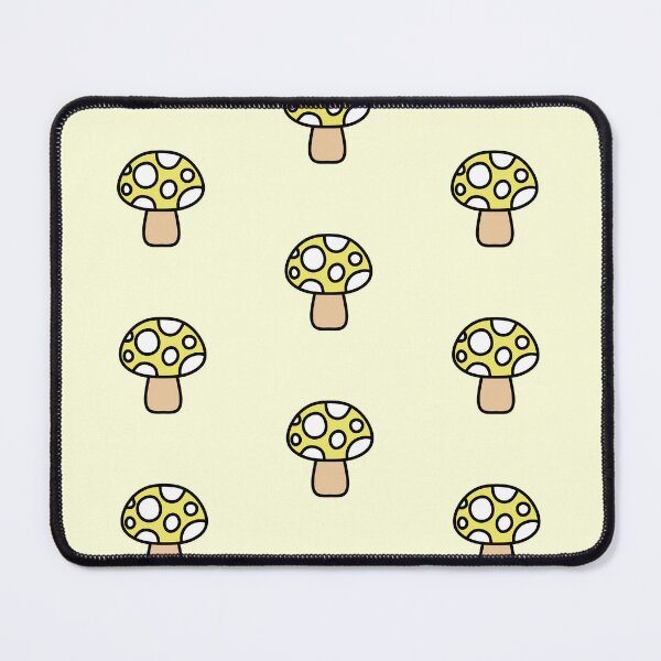 Item preview, Retro Cute Mushroom Yellow and White designed and sold by MrsCreative1.