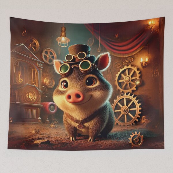 Item preview, Steampunk Collared Peccary designed and sold by Sillytoe.