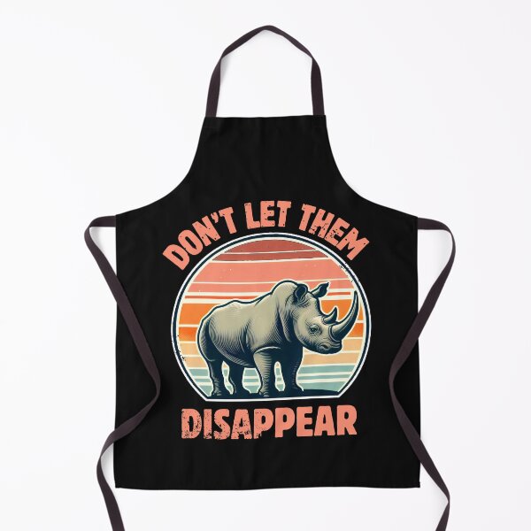 Item preview, Don't Let Them Disappear Into The Blue And Orange Stripes, A Silent Plea For Rhino's Survival designed and sold by SplashTastic.