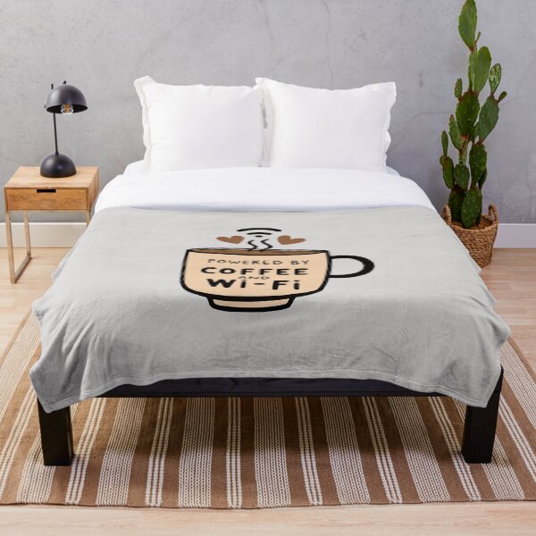 Item preview, Powered by coffee and Wi-Fi designed and sold by 2Blue-Dots.