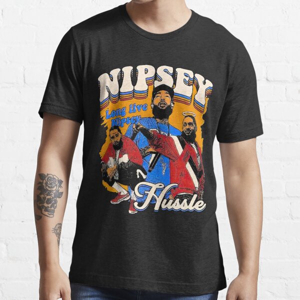Vista previa del artículo con la obra «Nipsey Hussle Vintage años 90 y 80», diseñado y vendido por FaugetDS.