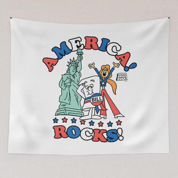 Item preview, America Rocks Flag designed and sold by JamesPanache.