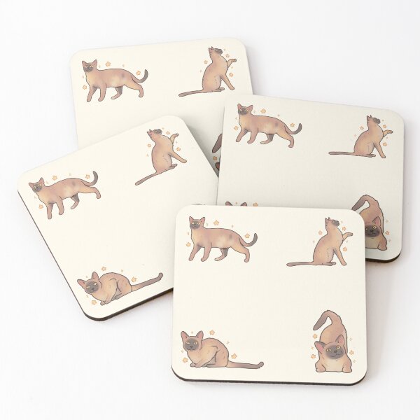 Item preview, Cute burmese cat pack  designed and sold by Artofmayara.
