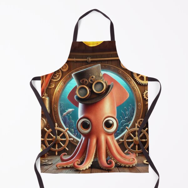 Item preview, Steampunk Colossal Squid designed and sold by Sillytoe.
