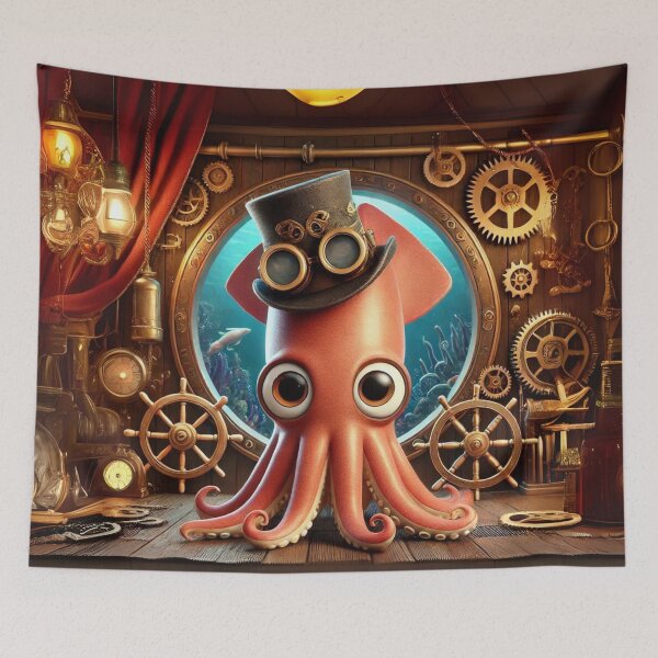 Item preview, Steampunk Colossal Squid designed and sold by Sillytoe.