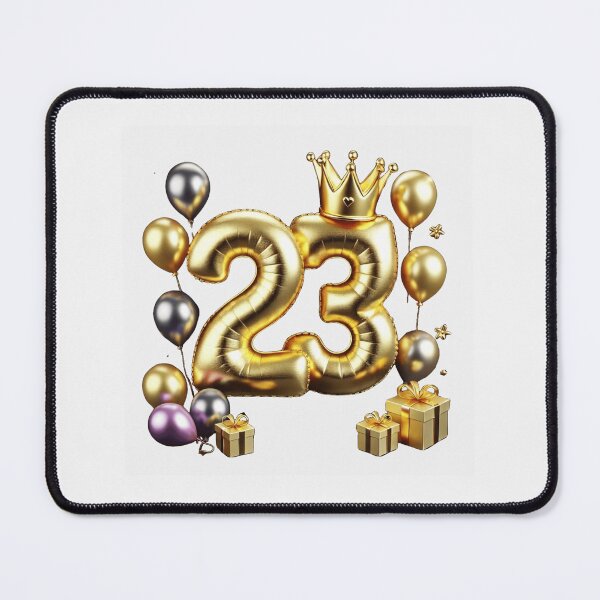 Item preview, Golden Balloon Number 23 with Crown and Birthday Party Decorations designed and sold by momo9981.