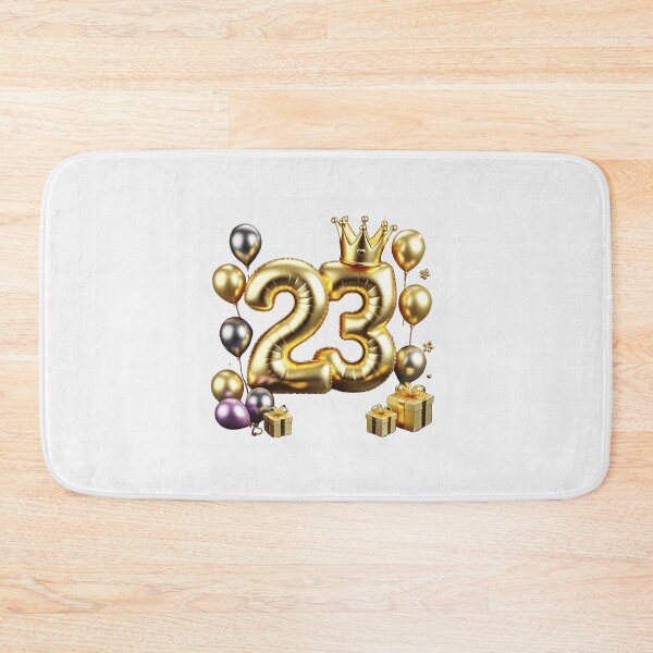 Item preview, Golden Balloon Number 23 with Crown and Birthday Party Decorations designed and sold by momo9981.