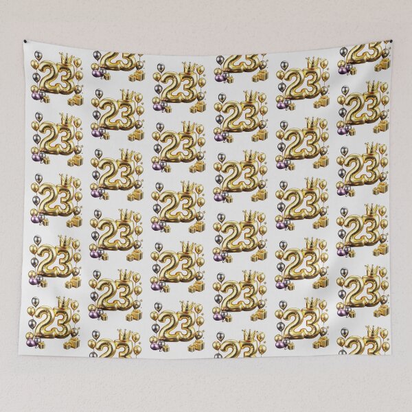 Item preview, Golden Balloon Number 23 with Crown and Birthday Party Decorations designed and sold by momo9981.