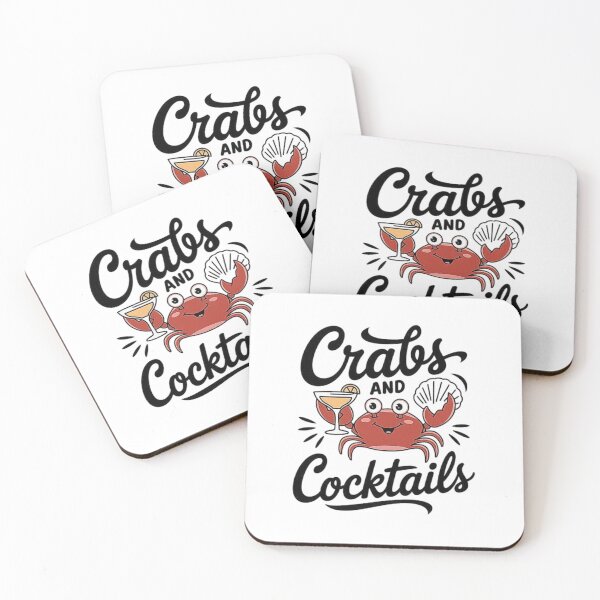 Item preview, Fun Crab Cocktail Design for Beach and Seafood Lovers designed and sold by love3617.