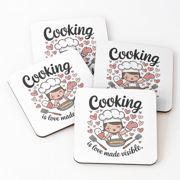 Item preview, Adorable Chef Cooking Illustration - Love Made Visible designed and sold by love3617.