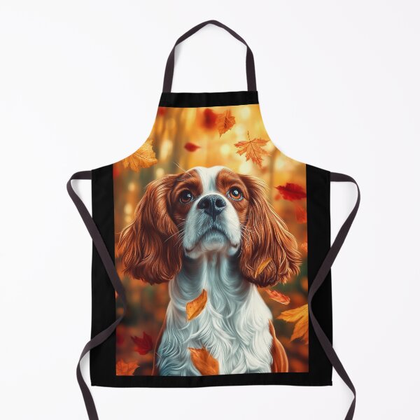 Item preview, Cavalier King Charles Spaniel in Autumn designed and sold by PetsArt.
