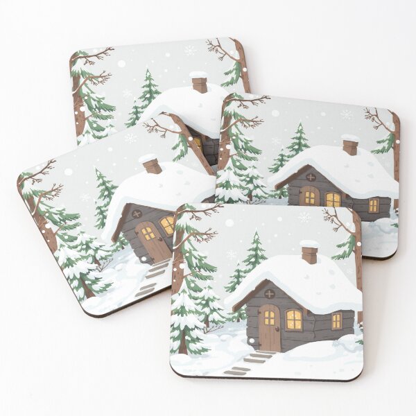 Item preview, Cozy Cabin in the Snow designed and sold by Penelope-jk.