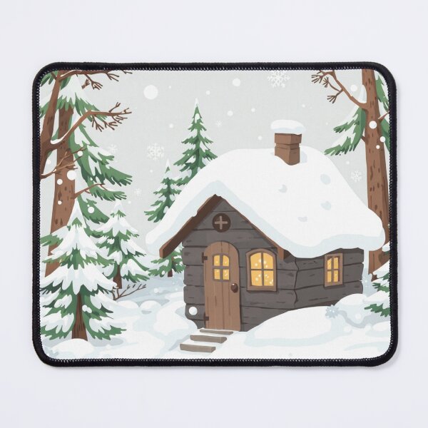 Item preview, Cozy Cabin in the Snow designed and sold by Penelope-jk.