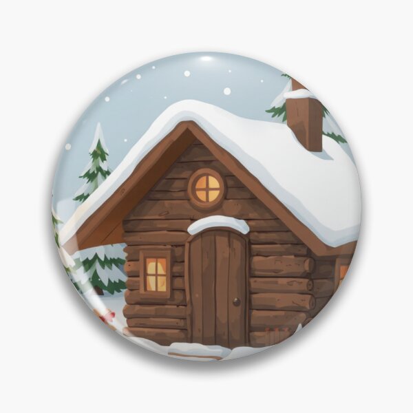 Item preview, Cozy Cabin in the Snow designed and sold by Penelope-jk.