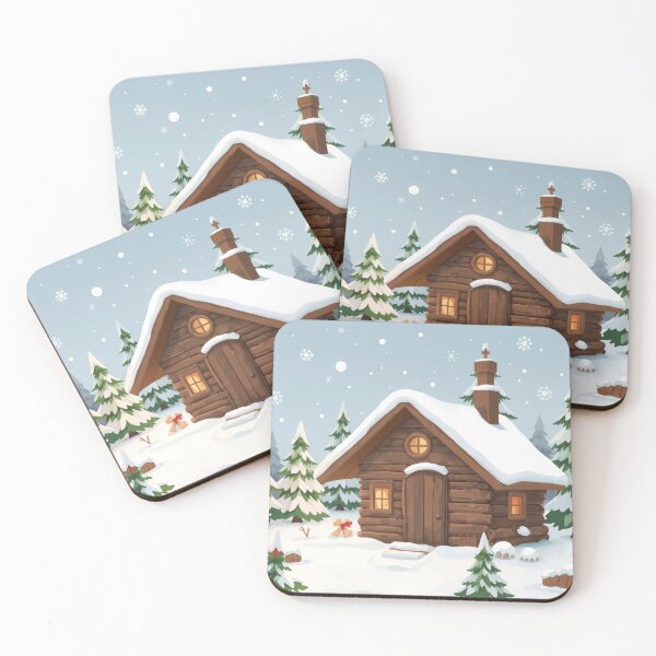 Item preview, Cozy Cabin in the Snow designed and sold by Penelope-jk.