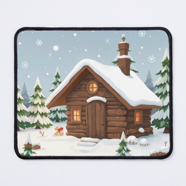 Item preview, Cozy Cabin in the Snow designed and sold by Penelope-jk.