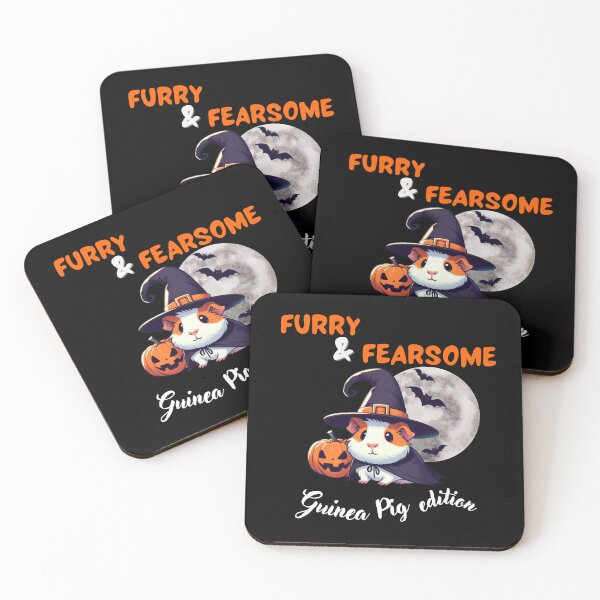 Item preview, Furry and Fearsome cute halloween design for guinea pigs lovers designed and sold by mARTaCreation.