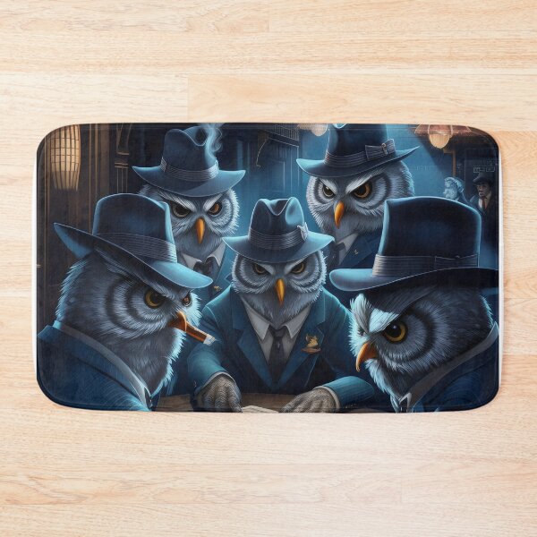 Item preview, Secret meeting of owls. designed and sold by MyHappyArtShop.