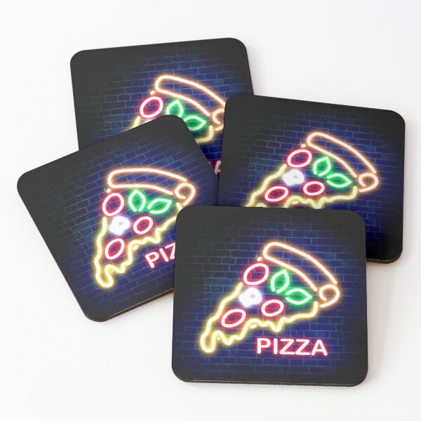 Item preview, Neon pizza sign designed and sold by Onismika.