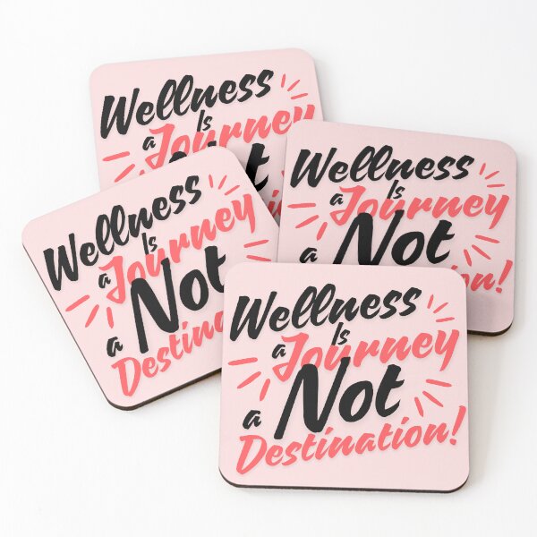 Item preview, Wellness is a journey not a destination - Mental health awareness designs - Mental health matters designed and sold by ScientistArtist.